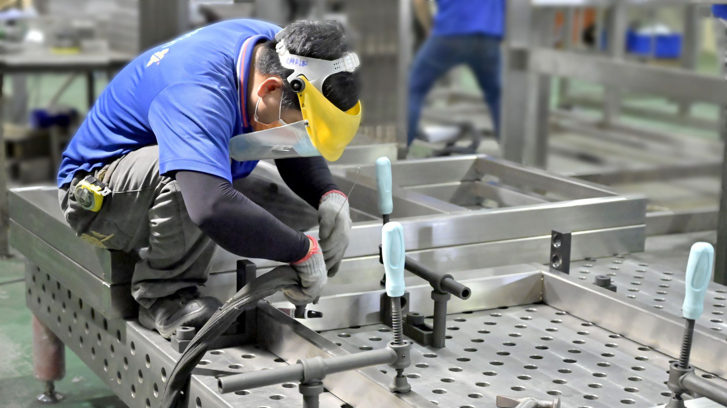 Welding work operations